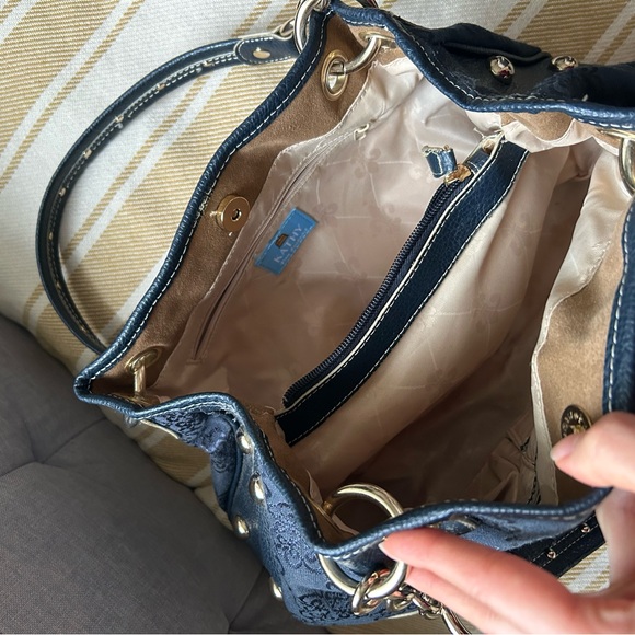 Blue handbag - Picture 10 of 12